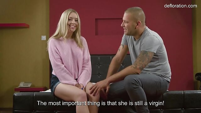 big tits blonde anal handjob